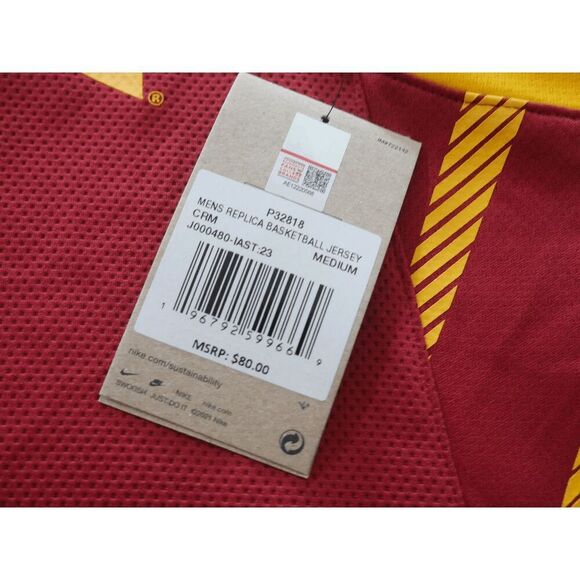 Iowa State Cyclones #23 Nike Replica Basketball Jersey Men’s Cardinal NCAA M - Picture 6 of 7